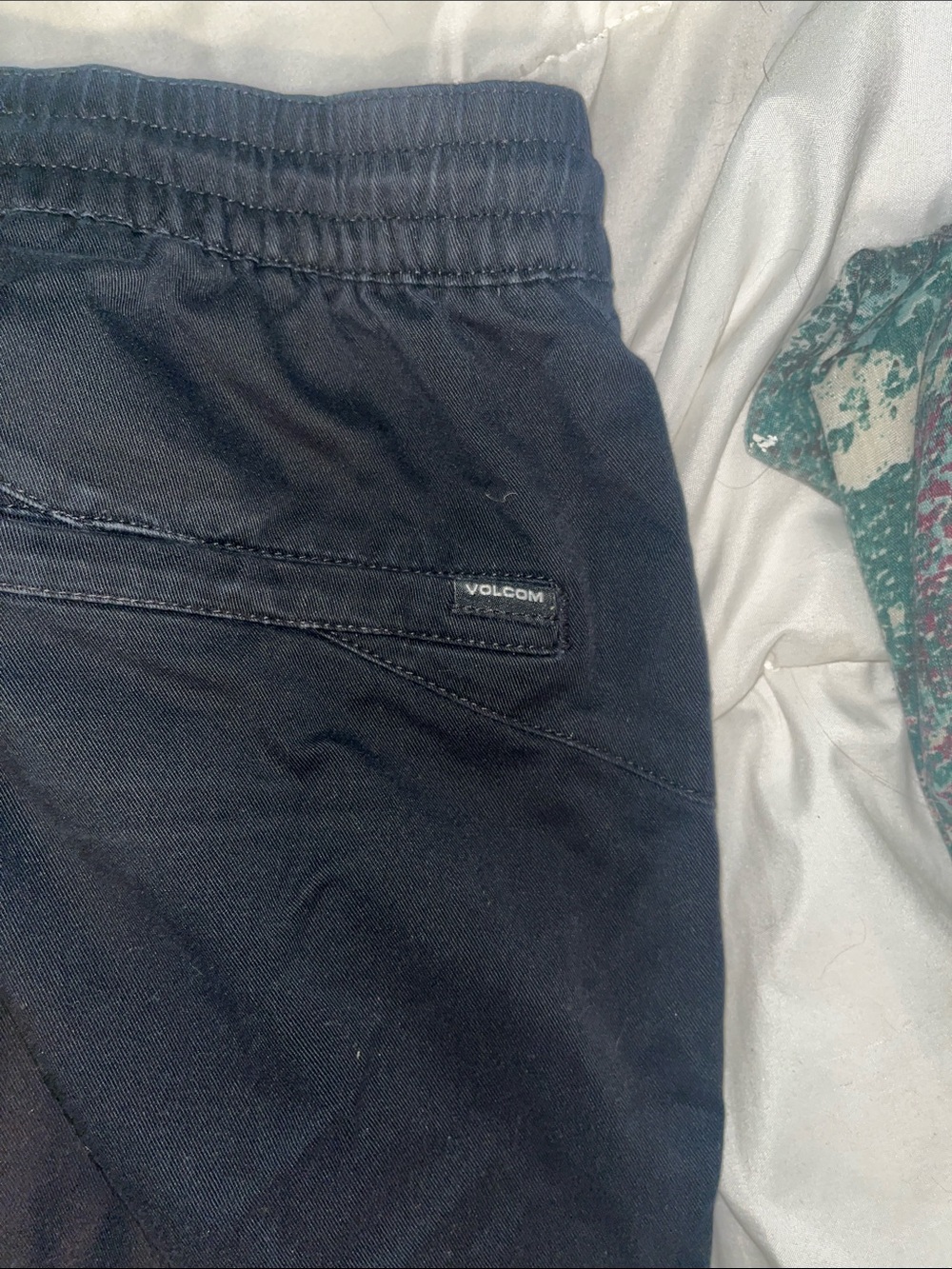 Volcom Black Drawstring Joggers - Picture 6 of 6